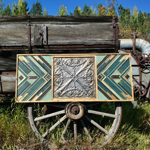 Vintage tin mosaic