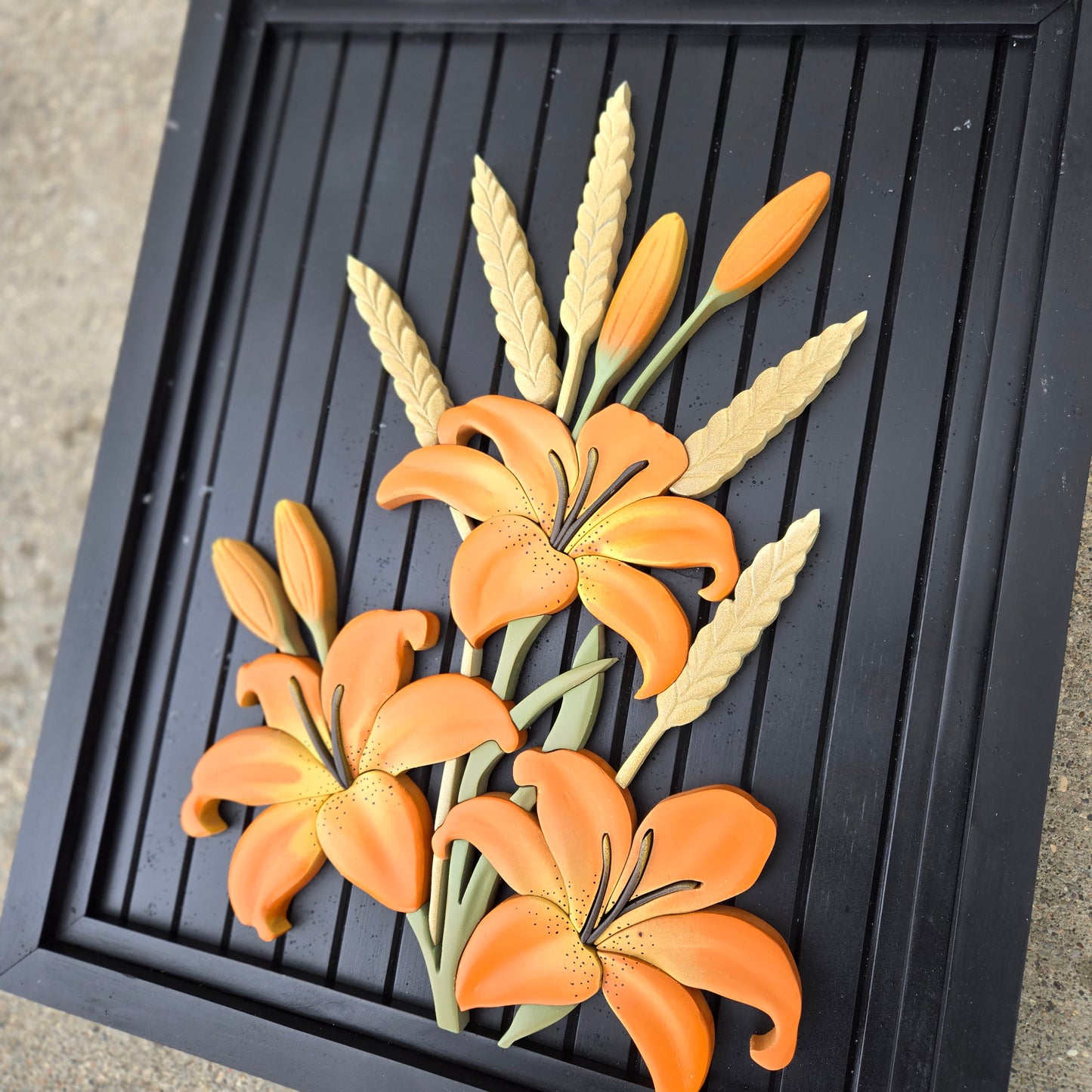 Tiger lily and wheat