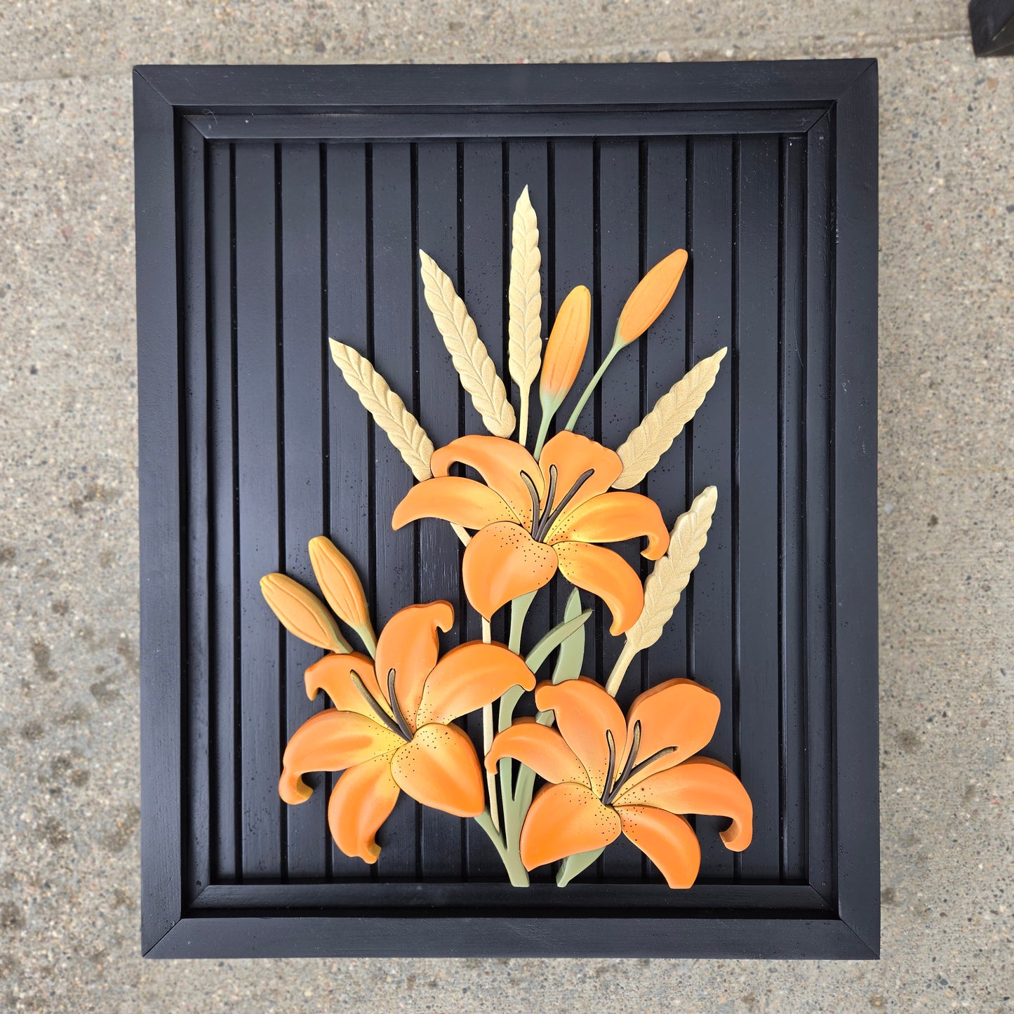 Tiger lily and wheat